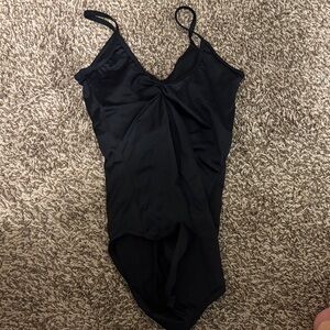 Black Baltogs Pinched Leotard